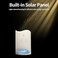 TFROSIM Solar Candles Outdoor Waterproof, 3" x 6" Ivory White Flameless Candles, Dusk to Dawn Light Sensor, LED Rechargeable Pillar Solar Candles for Outdoor Lanterns, Patio Decor, Set of 2