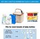 BABEYER Breastmilk Cooler Bag with Ice Pack Fits 4 Baby Bottles Up to 5 Ounce, Baby Bottle Cooler Bag Great for Nursing Mom Daycare, Cream
