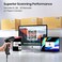 Anyeast Barcode Scanner with Stand, USB Wired Inventory 2D 1D QR Code Scanners for Computer POS Support Automatic Screen Scanning, Handheld CMOS Image Bar Code Reader for Warehouse Library Supermarket