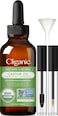 Cliganic Organic Castor Oil, 100% Pure (1oz with Eyelash Kit- For Eyelashes, Eyebrows, HairSkin