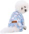 Miaododo Blue Puppy Christmas Dog Clothes Pajamas for Small Medium Dogs Girl Boy,Funny Pet Cat Dog Shirts Costume Sweaters Pjs Onesie Shirt,Doggie Onesies Cat Pet Outfit Frenchie Clothes