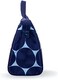 Kate Spade New York Blue Portable Soft Cooler Lunch Bag, Thermal Tote with Silver Insulated Interior Lining and Storage Pocket, Joy Dot