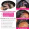 Subella 13x4 HD Straight Lace Frontal Wig Pre Plucked Hairline with Baby Hair Glueless 180% Density Transparent Lace Front Human Hair Wigs for Black Women Natural Black Color (30inch