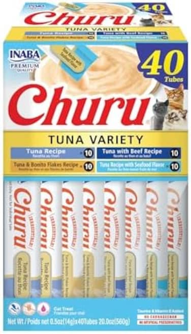 Inaba Churu Tuna Variety Box Cat Treats 40X14G