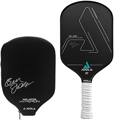JOOLA Ben Johns Hyperion CFS Pickleball Paddle - Official Ben Johns Paddle - USAPA Approved Racket for Tournament Play - Edge to Edge Sweet Spot, Durable Max Spin SurfaceElongated Handle