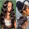 catti Body Wave 360 Lace Front Wigs Human Hair 360 Full Lace Frontal Wigs Human Hair Pre Plucked with Baby Hair Brazilian Virgin Hair Body Wave 360 HD Lace Front Wigs Human Hair Wigs (20 Inch