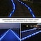 AGPTEK Solar Driveway Lights 12 Pack, Outdoor Deck Dock Marine LED Solar Powered Waterproof Driveway Marker Lights for Warning Step, Sidewalk, Pathway, Garden, Yard (Blue Light