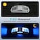 AGPTEK Solar Driveway Lights 12 Pack, Outdoor Deck Dock Marine LED Solar Powered Waterproof Driveway Marker Lights for Warning Step, Sidewalk, Pathway, Garden, Yard (Blue Light
