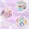 QUEFE 2350pcs, 64 Colors, Pony Beads for Bracelet Making Kit, Rainbow Kandi Beads Friendship Bracelet Kit, Letter Beads and Elastic Strings for Bracelet Necklace Making, Craft Gifts Set for Girls