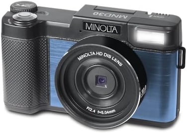 Minolta MND30 30 MP / 2.7K Ultra HD Digital Camera (Blue