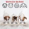 DogBuddy Dog Food Mat - Waterproof Dog Bowl Mat, Silicone Dog Mat for Food and Water, Pet Food Mat with Edges, Dog Food Mats for Floors, Nonslip Dog Feeding Mat (M: 21&rdquo; x 14&rdquo;, Vanilla