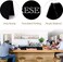 JINMURY 6 Pieces Acrylic Reserved Table Sign- 7.9 x 2.7 Inches Guest Reservation Table Tent Sign Black Acrylic Reserve Seating Signs with White Letters, Reserved Sign for Wedding Event Restaurant Tabl