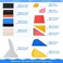 NEWISHTOOL Car Wrap Tools Window Tint Film Application Kit Includes Waist Tool Bag Wristband Pouch Vinyl Wrap Magnets PPF Squeegee Tools for Glass Film, Car WrappingPaint Protection Film Installing