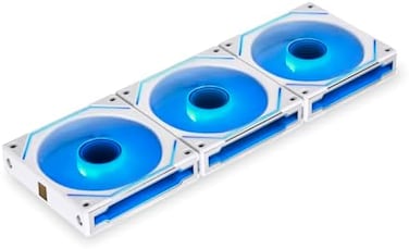 Lian Li UNI Fan SL-INF 120 RGB Infinity Mirror ARGB Fan 120mm White 3-Pack Controller