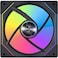 Lian Li UNI Fan SL-INF 120 RGB Infinity Mirror ARGB Fan, 120mm, Black, 61.3 CFM, Desktop, Server, Laptop