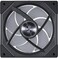 Lian Li UNI Fan SL-INF 120 RGB Infinity Mirror ARGB Fan, 120mm, Black, 61.3 CFM, Desktop, Server, Laptop