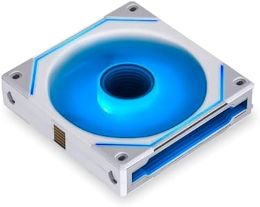 مروحة ليان لي UNI SL-INF 120 RGB عاكسة لا متناهية ARGB مقاس 120 مم، لون أبيض، عبوة واحدة