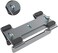 Psitek Aluminum Vertical Laptop Stand Dock Holder, Adjustable Slot Width (12-42mm/0.5-1.65 inch, Space-Saving Upright Storage for MacBook and Laptops, Version 2023