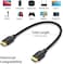 UVOOI Short HDMI Cable 1 Foot 5-Pack, 4K 1FT HDMI to HDMI Cable High Speed HDMI 2.0 Cord Supports 4K@60Hz, 2K, 1080P, HDCP 2.2, HDR, 3D, ARCEthernet