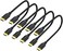 UVOOI Short HDMI Cable 1 Foot 5-Pack, 4K 1FT HDMI to HDMI Cable High Speed HDMI 2.0 Cord Supports 4K@60Hz, 2K, 1080P, HDCP 2.2, HDR, 3D, ARCEthernet