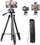 Sensyne 64" Phone Tripod Stand,Selfie Stick Tripod Extendable for Phone,Camera and iPad with Wireless Remote and Phone Holder, Aluminum Tripod Stand for Video Recording/Selfies/Live Stream