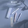 Kaco Gel Pens Cute Stationery 3 Pieces 0.5mm Fine Point, Quick Drying Pens for Journaling Aesthetic Office Supplies, 2 Black Ink and 1 Coral Ink