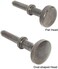 YaeKoo 5 Pcs Smoothing Air Hammer Tool Kit Pneumatic Chisel Bits Accessories 0.401'' (10mmShank Air Hammer Extended Length With Spring