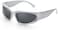 LIKSMU Wrap Around Street Fashion Sunglasses for Women Men Swift Oval Trendy Shades