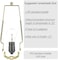 ALUCSET 8 9 10 11 12 inch Lamp Shade Harp Holder, Adjustable Lamp Harp Kit, Fit Both Standard Lamp Rod and E14 E26 E27 Light Base UNO Fitter Adapter Converter Finial Set, Lampshade Bracket (Gold
