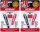 J-B Weld Original Epoxy, Steel Reinforced Epoxy, High Strength - 2 Pack, Dark Grey (8265S-2