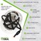 GREEN DEVIL Full Brim Hard Hat Vented Construction Safety Helmet OSHA Approved Cascos De Construccion ABS Work Hardhat for MenWomen 6 Point Adjustable Ratchet Suspension Custom Pattern Design