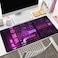 CYZFF Purple Gaming Mousepad Japanese Desk Mat XXL Extended Anime Cool Large Mouse Pad Keyboard Mouse Mat Desk Pad for Computer Laptop Gamers 31.5''X15.7'' Non-Slip Rubber Base with Stitched Edges