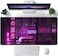 CYZFF Purple Gaming Mousepad Japanese Desk Mat XXL Extended Anime Cool Large Mouse Pad Keyboard Mouse Mat Desk Pad for Computer Laptop Gamers 31.5''X15.7'' Non-Slip Rubber Base with Stitched Edges