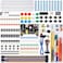 Smraza Electronics Component Fun Kit with Power Supply Module, Jumper Wire,Precision Potentiometer,830 tie-Points Breadboard Compatible with STM32,Raspberry Pi,Arduino