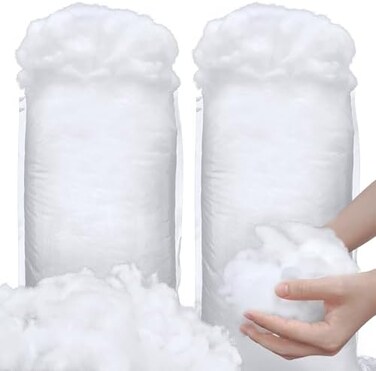 TURNMEON Fake Snow Decorations, 60 Sqft Fiber Fluffy Christmas Artificial Snow Cotton for Indoor Home Christmas Decor Village Tree Winter Mantle Displays Fake Snow for Winter Christmas Tree Holiday (2