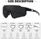 STORYCOAST Polarized Sports Sunglasses for Men Women,Driving Fishing Cycling Mountain Bike Sunglasses UV400 Protection