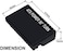 Cablecc Overmold 90 Degree ATX 24Pin Female to 24pin Male Power Adapter Mainboard Motherboard for Desktops PC Supply