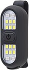 Faxins Clip on Flashlight, Running Light for Runners Rechargeable Safety Lights for Walking at Night Hands Free Flashlight Portable LED Work Light Warning Flashing Camping Hiking Walking Dog Black
