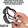 Klein Tools 60471 Safety Glasses, ANSI Z87.1Pro Full Frame Gasket Safety Glasses, Gray Lens, UV Protection, Anti-Fog, Scratch Resistant