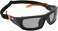 Klein Tools 60471 Safety Glasses, ANSI Z87.1Pro Full Frame Gasket Safety Glasses, Gray Lens, UV Protection, Anti-Fog, Scratch Resistant