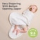 KeaBabies 3-Pack Baby Swaddle Sleep Sacks with Zipper - Newborn Swaddle Sack, Baby Swaddles Sleep Sack 0-3 Months, Wearable Blanket Baby, Baby Swaddle Blanket Wrap, Swaddle Sack, Easy Change Swaddle (