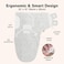 KeaBabies 3-Pack Baby Swaddle Sleep Sacks with Zipper - Newborn Swaddle Sack, Baby Swaddles Sleep Sack 0-3 Months, Wearable Blanket Baby, Baby Swaddle Blanket Wrap, Swaddle Sack, Easy Change Swaddle (