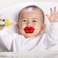 AUSTUFF 6PCs Funny Pacifier Infant Pacifier Cute Kissable Lips and Gentleman Mustache Teeth Pacifier Soft Silicone Cute Pacifier Design with Kiss Lip for Babies and Toddlers Shower Gift Unisex-BPA Fre