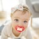 AUSTUFF 6PCs Funny Pacifier Infant Pacifier Cute Kissable Lips and Gentleman Mustache Teeth Pacifier Soft Silicone Cute Pacifier Design with Kiss Lip for Babies and Toddlers Shower Gift Unisex-BPA Fre