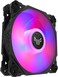 مروحة هيكل ASUS TUF Gaming TF120 ARGB بثلاثة دبابيس، مزودة بشفرات LED قابلة للتخصيص، ومحمل ديناميكي سائل متطور، وتحكم PWM بقطر 120 مم، ومصفوفة LED مزدوجة الطبقات لحافظة الكمبيوتر/مبرد سائل، لون أسود