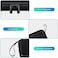 BOVKE Hard Carrying Case for Baseus 100W USB C Portable Laptop Charger Super Fast Charging Laptop Power Bank for MacBook Air, Dell, IPad, HP, iPhone, Samsung, Mesh Pocket for Charging Cable, Black