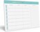 Sweetzer &amp; Orange SweetzerOrange Weekly Meal Planner and Grocery List Magnetic Notepad. Teal 10x7&rdquo; Meal Planning Pad with Tear Off Shopping List. Plan Weekly Menu Food for Weight Loss or Dinner List f