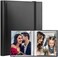 Aevdor Photo Album 6x8 Photos, 6x8 Photo Album Book Holds 64 Pictures, Art Portfolio Binder for 6 x 8 Pictures, Photo Albums for 6x8 Photos, 8x6 Sheet Protector Folder for Photos, Artwork, Drawings (B