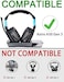 defean A50 Gen 3 Mod Kit - Replacement Earpads and Headband Compatible with Astro A50 Gen 3 Headset,Ear Cushions, Upgrade High-Density Noise Cancelling Foam, Added Thickness (Black Breathable Fabric