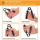 COVVY Hand Grip Strengthener(50,100,150,200,250 lbs,No Slip Heavy Grippers,Finger WristForearm Exerciser,Arm Muscle Builder,Metal Grip Strength for Beginners and Professionals,set of 3/4/5